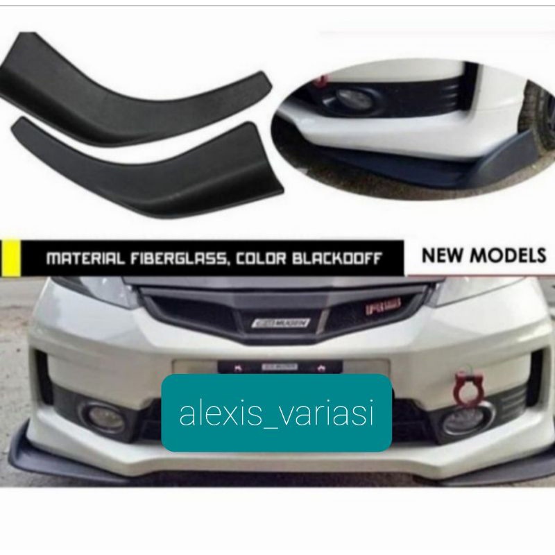 Winglet List Bumper Diffuser Depan Mobil Sigra