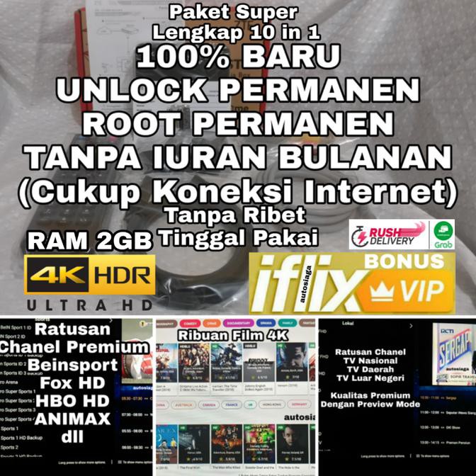 BISA COD TV BOX ANDROID 4K STB Original Bergaransi - standard PRODUK TERBATAS Kode