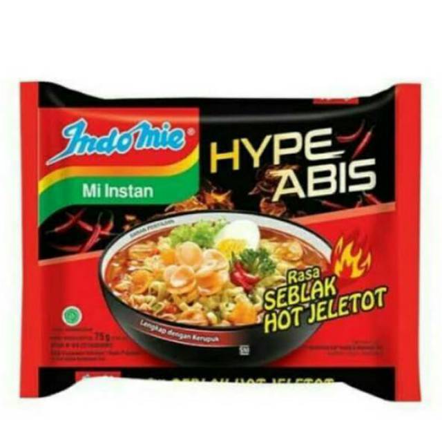 

Indomie Hype Abis Rasa Seblak Hot Jeletot - Mi Goreng Ayam Geprek