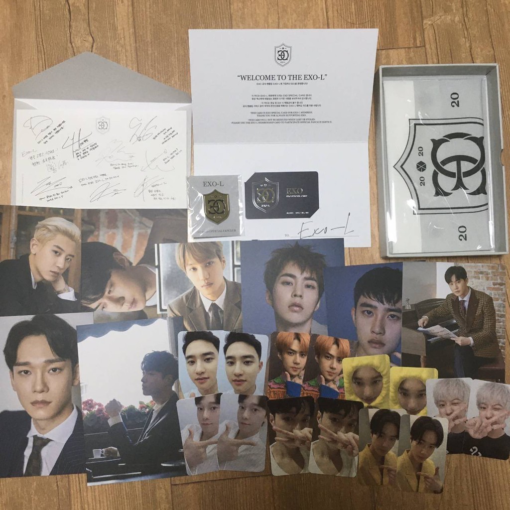 DP OPEN SHARING ACE WELCOME KIT EXO MEMBERSHIP 2020