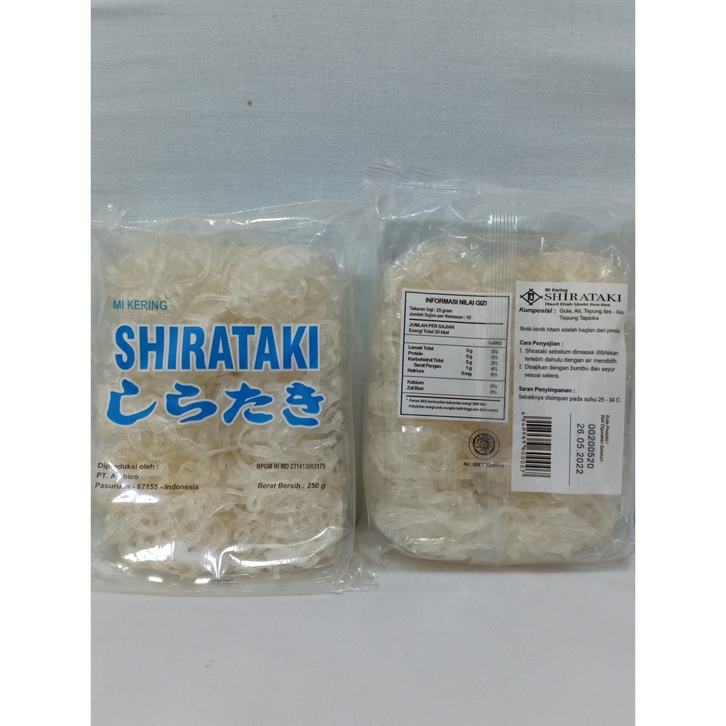 

Mie Kering Shirataki - 250 gr