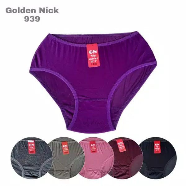 6 Pcs Cd Wanita Katun Golden Nick Art  939 Warna Tua