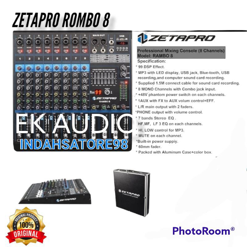 Mixer Zetapro Rambo 8