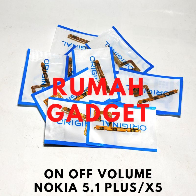 FLEXIBLE TOMBOL ON OFF VOLUME NOKIA 5.1 PLUS/N5.1 PLUS/X5