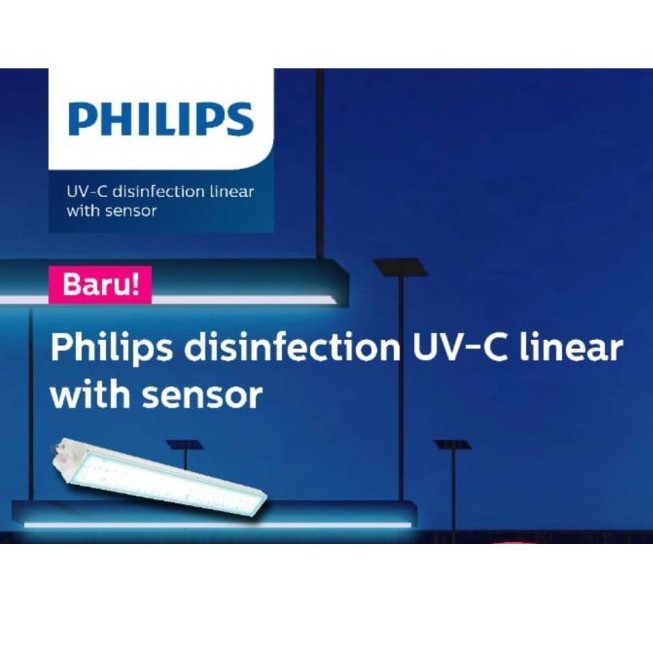 PHILIPS TL UVC TMS160C 36watt disinfection UVC linear TUV T8 Dengan Sensor