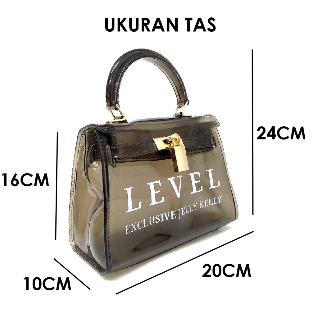 TAS LEVEL JELLY FASHION IMPORT WATERPROOF - TAS WANITA - TAS IMPORT TAS BATAM