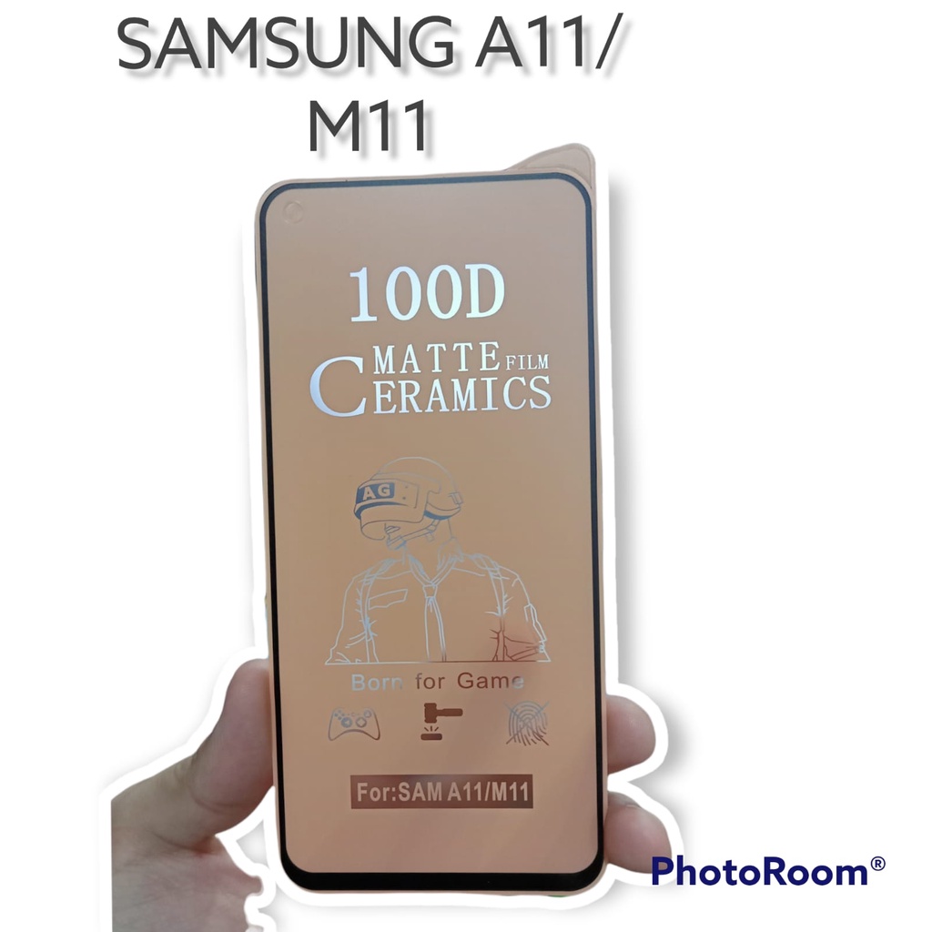 CMF Ceramic Matte Samsung A11 M11 6.4&quot; Full Screen Anti Gores Keramik Full Layar Anti Minyak