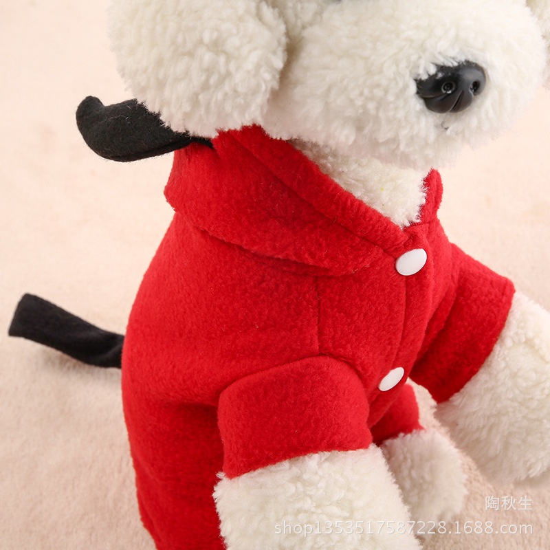 ★〓YUFeiPet〓★ Halloween Pet Transformation Costume Dog Fall Winter Warm Clothes Pet Little Devil Party Costume