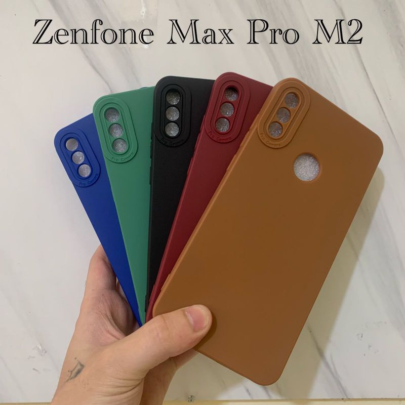 Case Zenfone Max Pro M2 - Softcase Procamera Full Cover Matte - UA