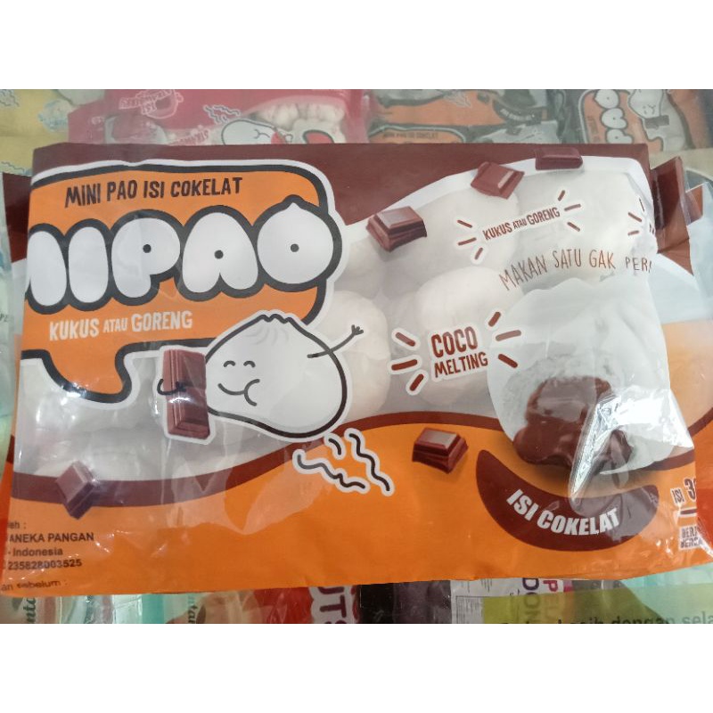 

Mipao Minipao Isian Coklat, Isi Krim Rasa Vanila, Isi Krim Rasa Stroberi, Isian Rasa Pandan Isi 30