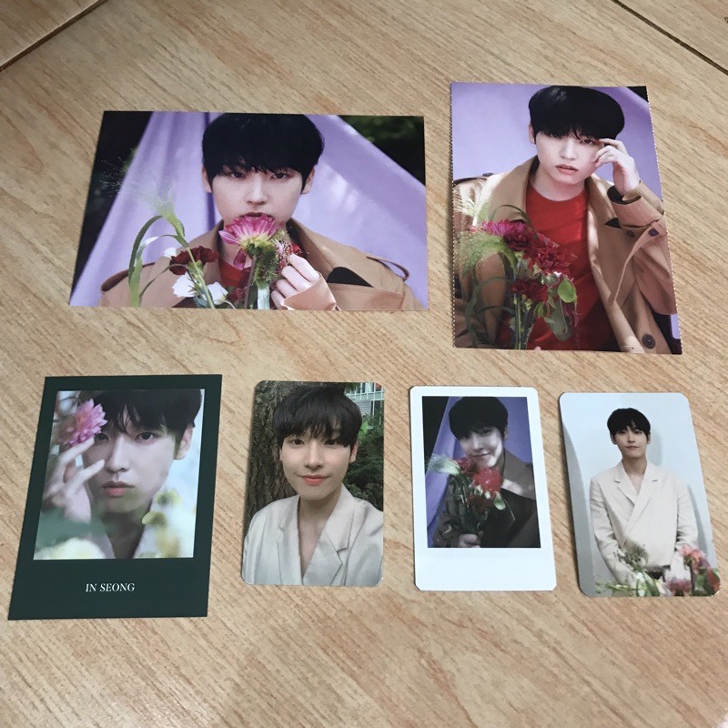 (READY) SF9 INSEONG SET 2021 SEASON’S GREETINGS SCENT CARD POSTCARD AR SELFIE PHOTOCARD POLAROID