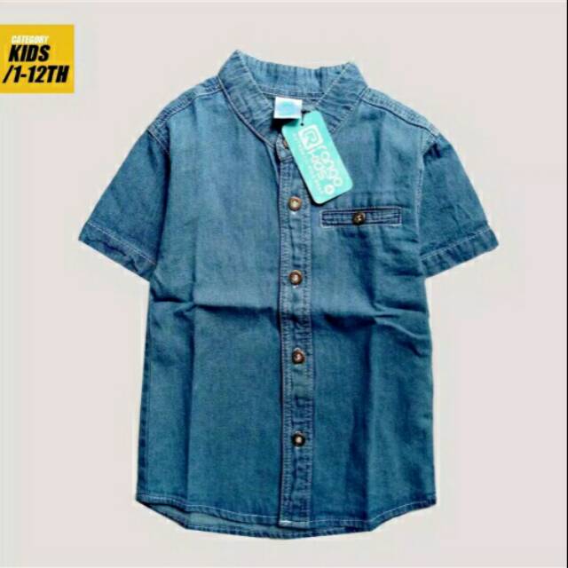 Kemeja Denim Anak Laki 1 - 10 tahun Oshkosh/Rongo