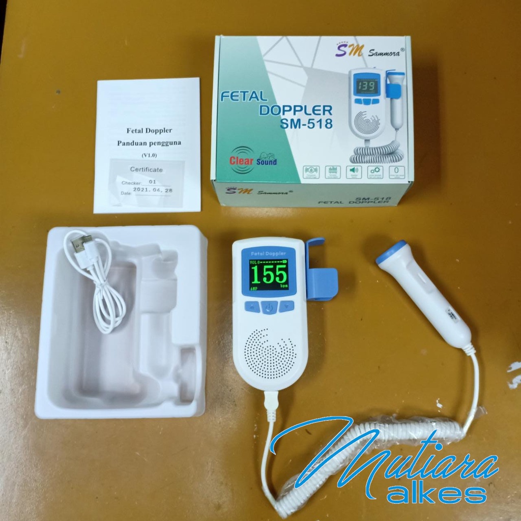 Fetal Doppler / Alat Detak Jantung Bayi SAMMORA SM-518