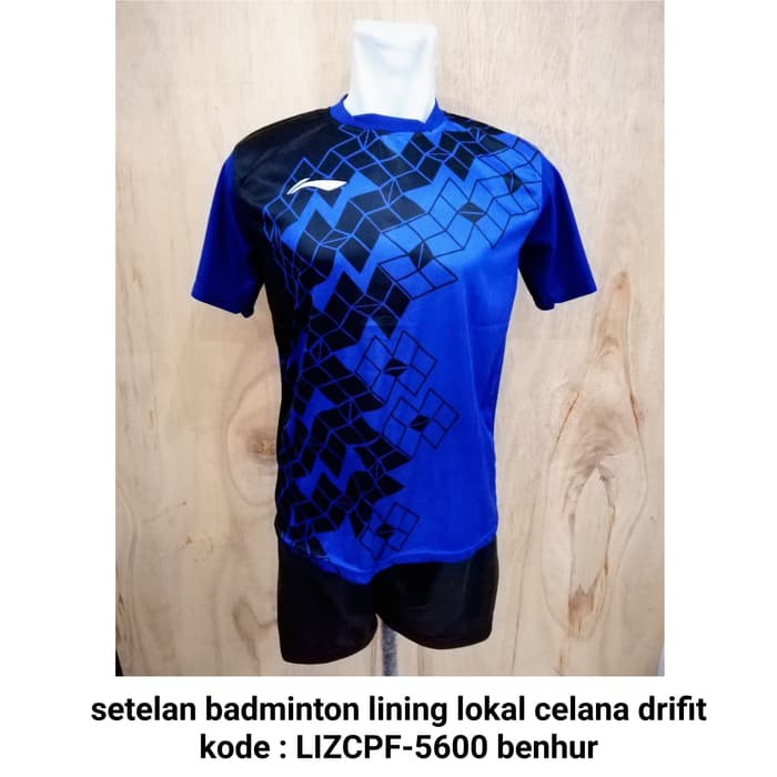 Baju setelan badminton Lining LIZCPF-5600 stelan badminton lining