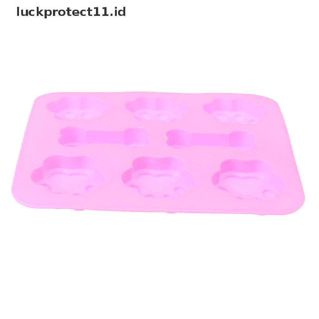 //HG&amp;ID// Silicone Baking Mold Dog Bone Dog Footprint Cake Mold Food Grade Baking Mould .