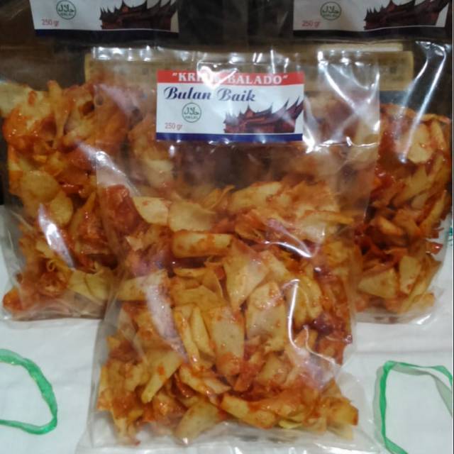 

Kripik balado bulan baik