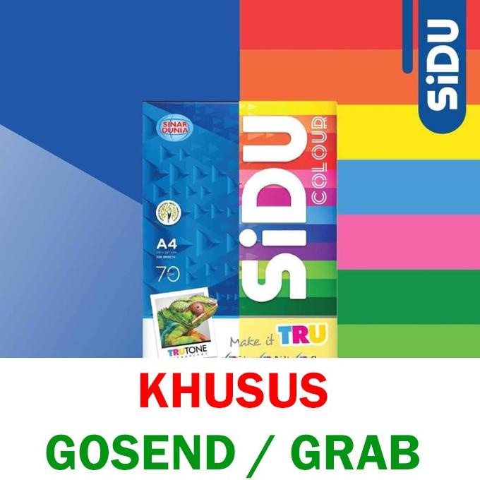 

Kertas Hvs Berwarna A4 Sidu 70 Gram (Khusus Gosend/Grab)