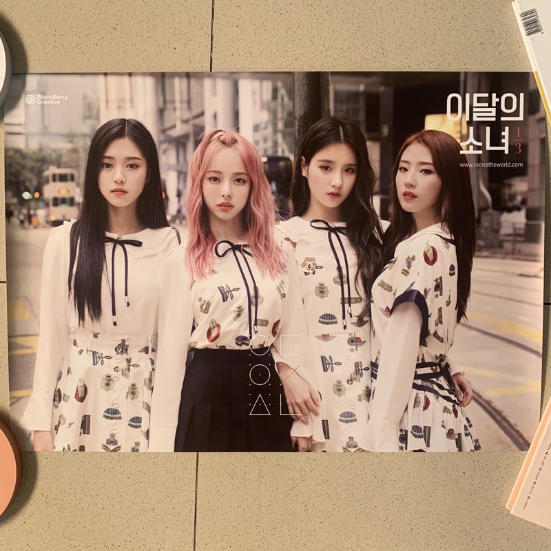 (RESERVED) Loona 1/3 Love & Live Poster OOP Rare