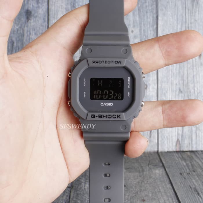 TERMURAH MODEL TERBARU    Jam tangan G Shock DW 5600 abu grey Army Skmei xiaomi Murah