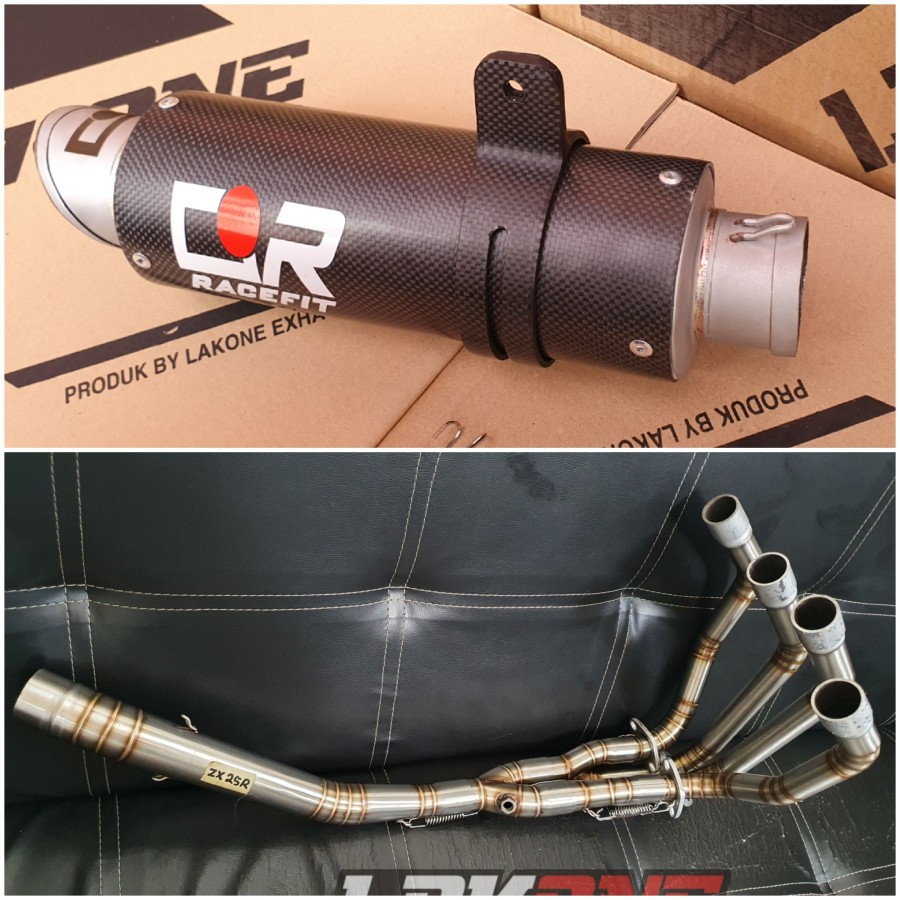 KNALPOT RACING RACEFIT CARBON FULLSYSTEM ZX25R ZX 25R ZX25 RR