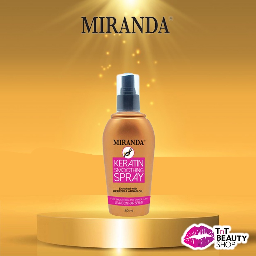 Miranda Keratin Smoothing Spray 50ml - Perawatan Rambut - Vitamin Rambut