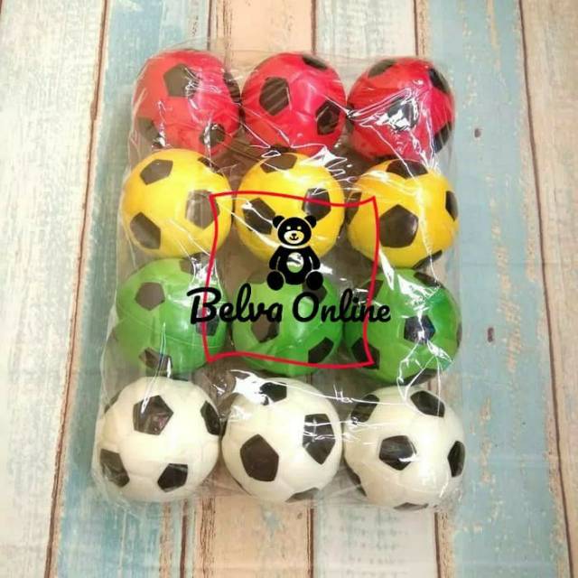 Bola spon / Stress ball isi 12 pcs