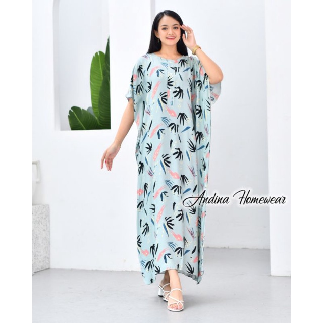 ANDINA HOMEWEAR DASTER KALONG KANCING 3, RAYON PREMIUM LD 110 CM