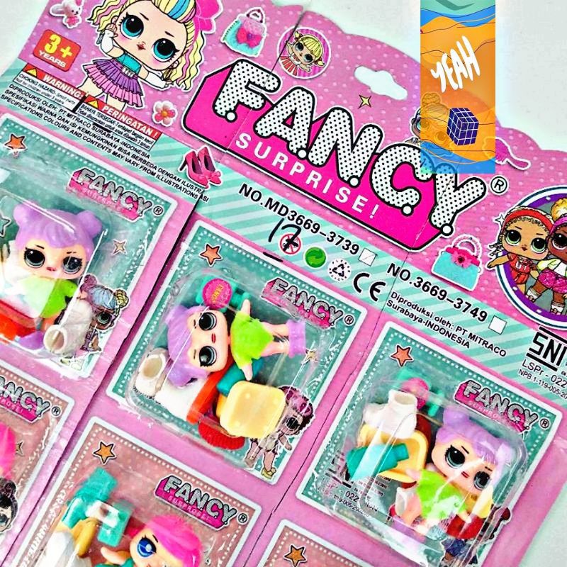 MD 3739 BONEKA LOL MINI PLUS PERALATANNYA / MAINAN ANAK EDUKASI BONEKA LOL