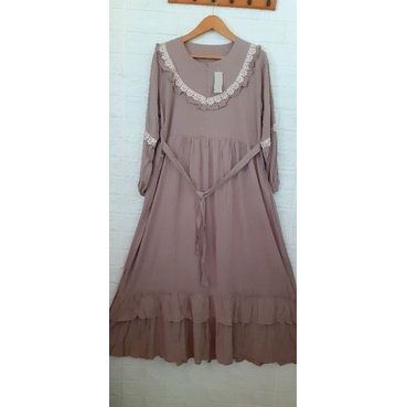 gamis rayon twill gamis renda