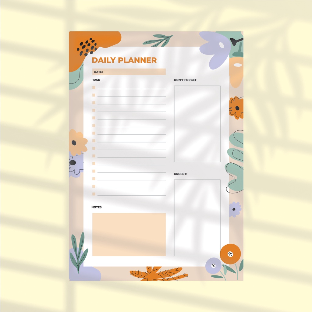 

20 Sheets Daily Planner Paper DP002