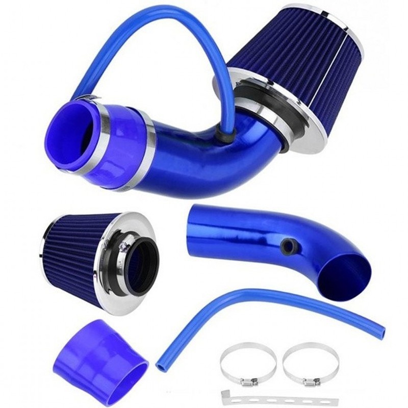 [3&quot; 76mm Car Air Intake Pipe Kit] [Cold Air Intake Aluminum Pipe Air filter Pipe]