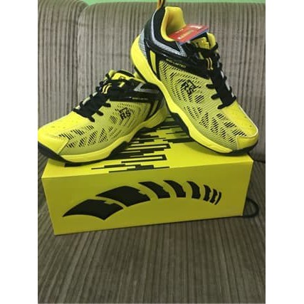 ORIGINAL RS SND LIMITED YELLOW BLACK SEPATU BADMINTON