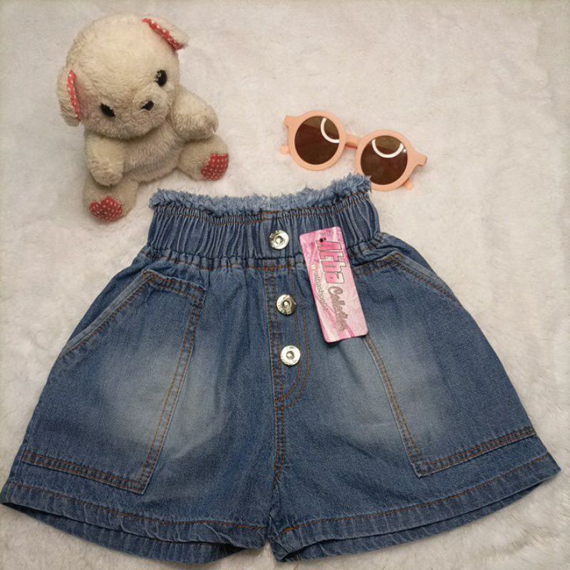 CELANA HOTPANTS ANAK VARIASI KANCING UMUR 1-7TH