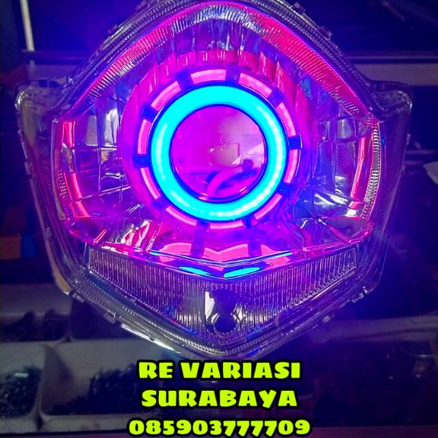 Paket headlamp projie vixion old