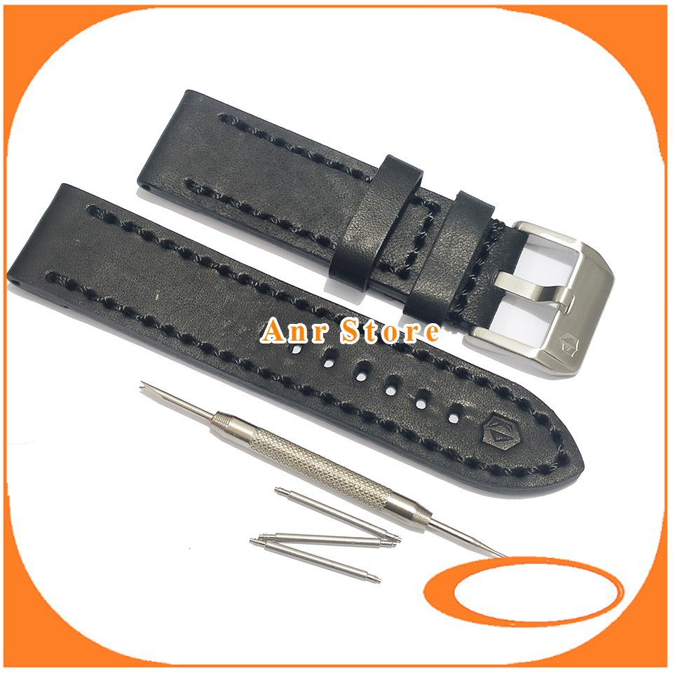 Strap Tali Jam Tangan Kulit Expedition Original 22 mm 24 mm Bonus Pin dan Reemover