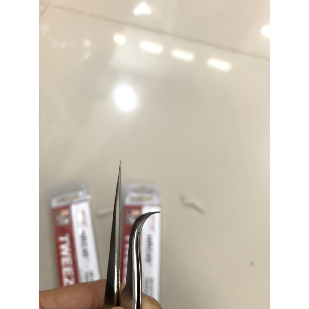 TWEEZER VETUS / PINSET Tajam SILVER bulu mata