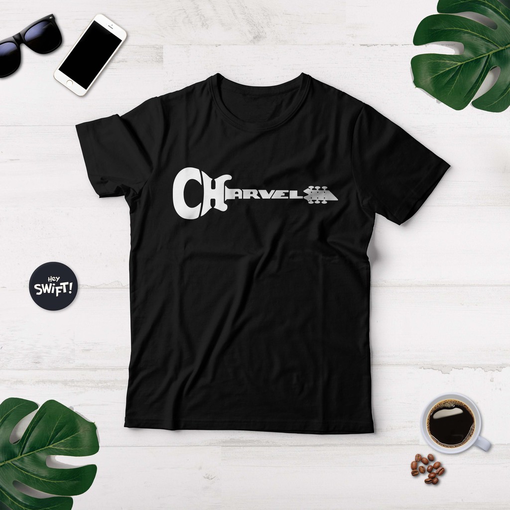 KAOS CHARVEL GUITAR T-SHIRT GITAR BAJU DISTRO