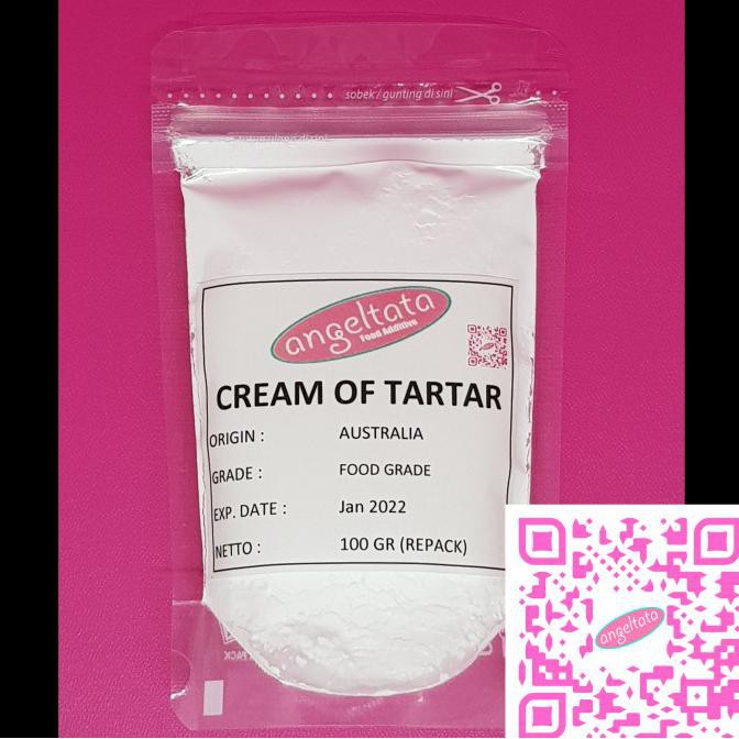 

100gr Cream of Tartar - Tartar - Krim Bubuk Pelapis Kue TERMURAH Kode 1111