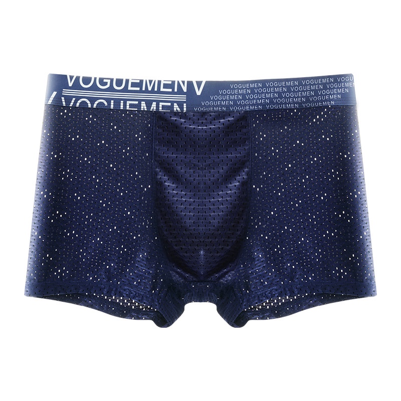 Celana Dalam Pria Sutra es Musim Panas Keren Boxer Fashion CD Hollow