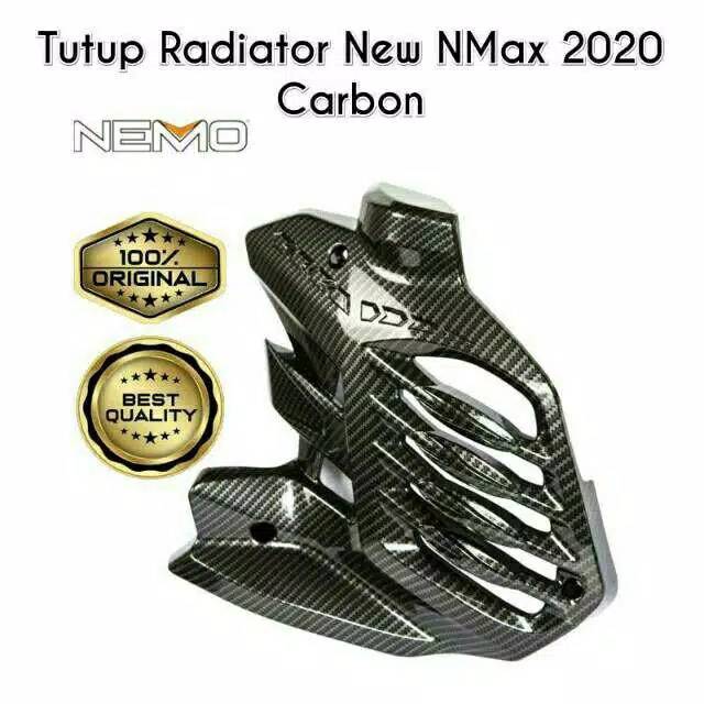 COVER CARBON RADIATOR NMAX NEW 2020/TUTUP RADIATOR NMAX NEW 2020 NEMO