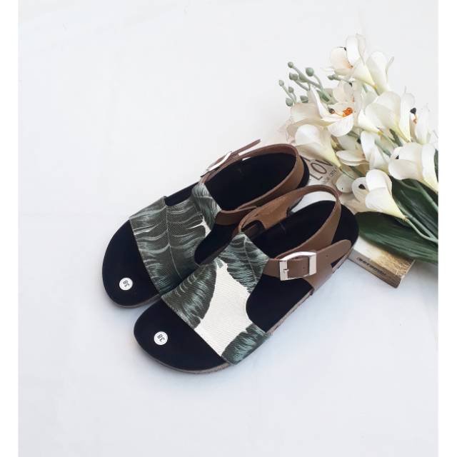 SB ~ SANDAL BIRKEN WANITA ALLISA ARMY