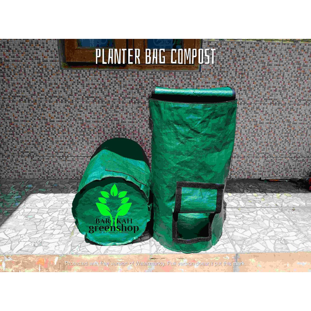 Compost bag  80 L - tas kompos olah limbah daun sampah - organik - Panter bag compost