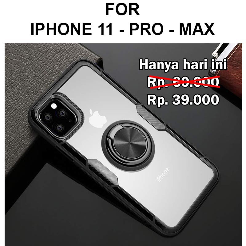 CLEAR IRING case iPhone 11 - Pro - Max softcase casing