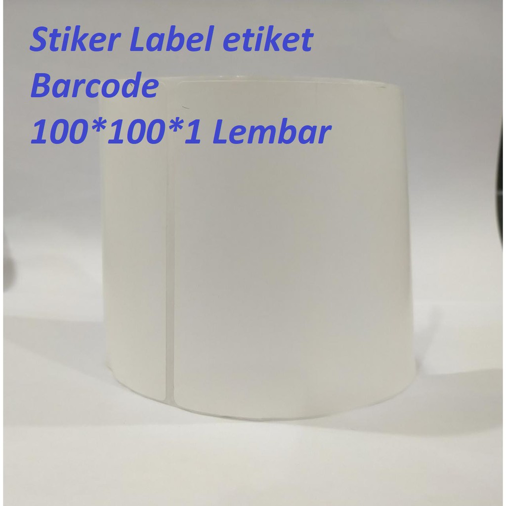

KERTAS STICKER LABEL100 x 100 x 10 Lembar / STIKER LABEL ETIKET BARCODE Tanpa Tinta