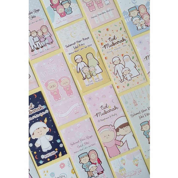 

(LIGHTLYSKY) Amplop THR Idul Fitri Custom + Nama