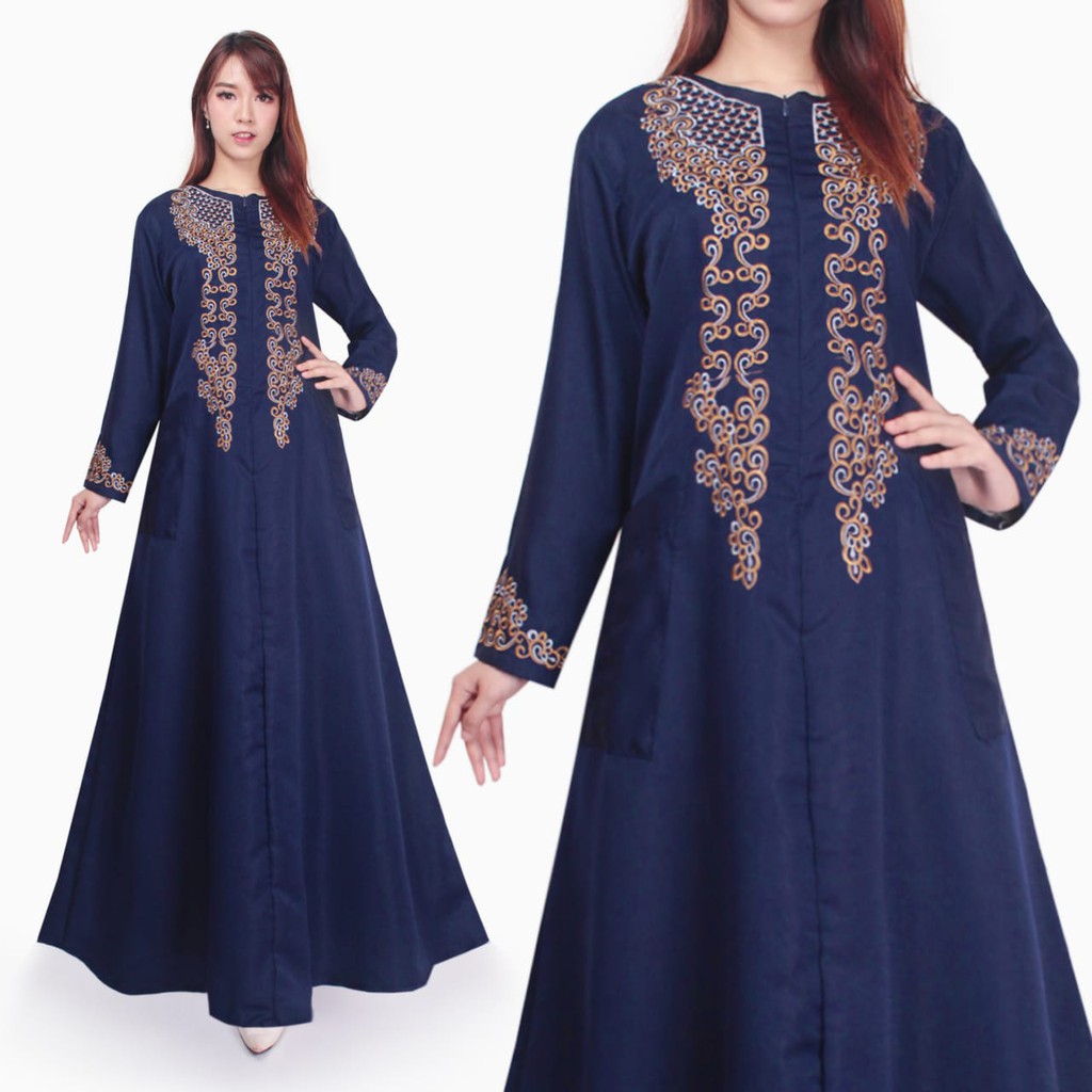 SB Collection Dress Maxi Nana Gamis Longdress Terusan Casual Wanita