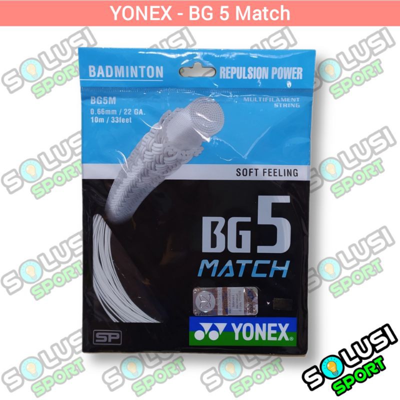 Senar Yonex BG 5 Match Badminton BG5 Original