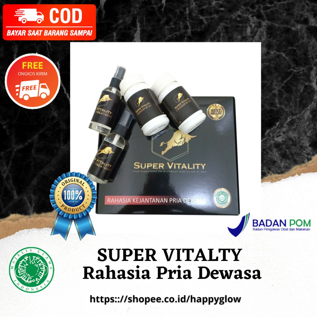 SUPER VITALITY ORIGINAL RAHASIA PRIA DEWASA