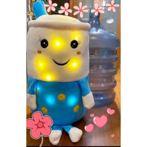 Boneka Boba Tangan Kaki Led Jumbo Galon Uk 50Cm Mainan Anak Viral Murah