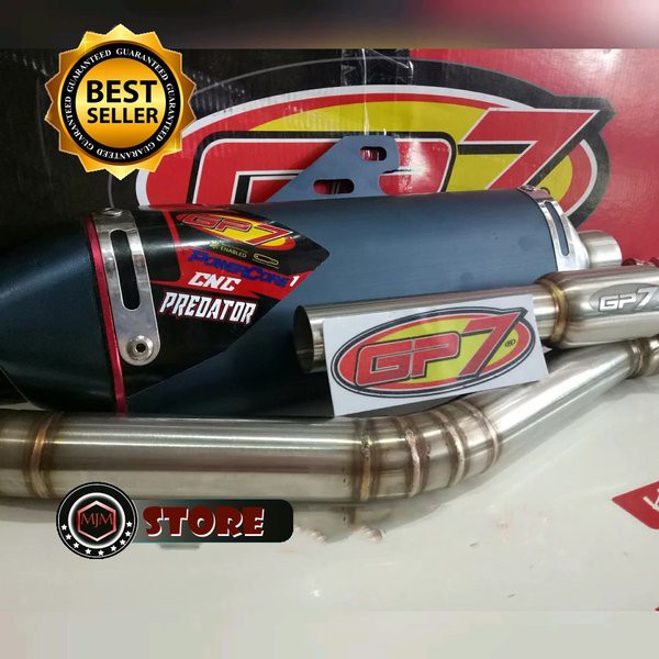 KNALPOT KLX GP7 CNC PREDATOR ORIGINAL KLX 150 L-S-BF-DTRACKER